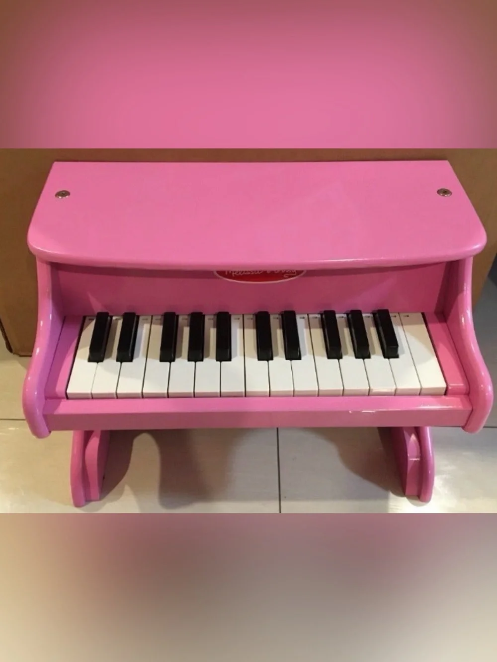 Melissa & Doug Learn-to-Play Pink Piano